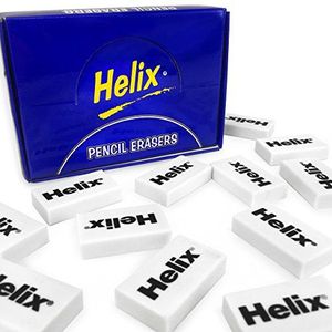 Helix 34 x 20 x 8 mm gedrukte gum, wit (Box of 40) y94040