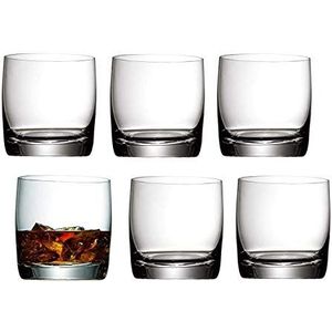 WMF Gin Glasses Set 6tlg Tumbler Glass 300 ml Whiskyglazen Easy Plus Shatterproof, Spiritueel glas, Transparant
