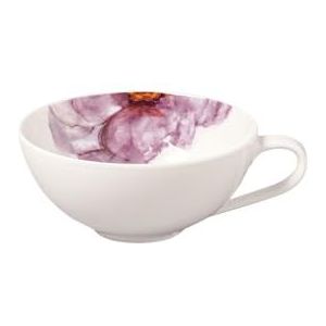 Villeroy & Boch – Rose Garden theekop, porseleinen kopje wit, inhoud 230ml