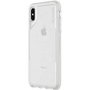 Griffin Survivor Endurance beschermhoes voor Apple iPhone XS Max, grijs/transparant, 3 m valbestendig, extreem robuust, ultradun, Qi-compatibel, schokdempende hoeken, GIP-015-CGY