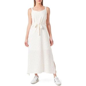 Tweek Maxi-jurk voor dames, met bloemenprint, wolwit geel, S