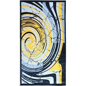 Mani TEXTILE TPS_TOURBI_JAU160 tapijt, polyester, geel, 160 x 230