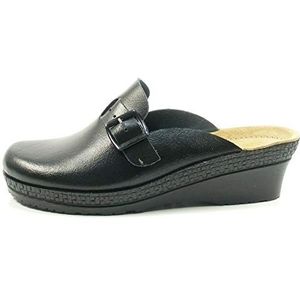 Rohde 1473 Neustadt 50 Schoenen Dames Pantoletten Clogs Breedte G, zwart, 36 EU