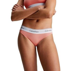 Calvin Klein Vrouwen Bikini Shape Slips Stretch Katoen, Roze (koraal amandel), L