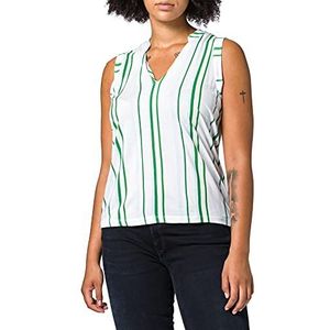 Mexx dames T-shirt,Multicolour (Multicolor Striped With/Green Lake 318302),XS