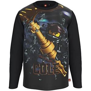 LEGO Ninjago Kai Lloyd Cole Jay LWTaylor 116 T-shirt voor jongens, 995 zwart, 92 kinderen