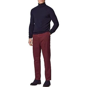 Hackett London Heren C Chino Sanderson Broek, Rood (Maroon), 30W/28L, Rood (kastanjebruin), 30W / 28L