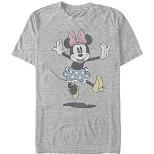 Disney Minnie Jump T-shirt voor heren, grijs gemêleerd atletisch, S, Grijs gevlekt atletisch, S, Grijs gevlekt atletisch, S