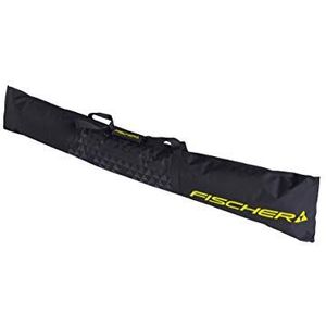 fischer Unisex Skicase ECO XC Cross Country Ski Draagtas, zwart/geel, 210 cm