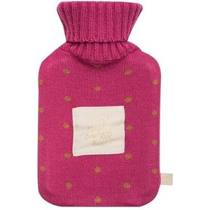 Mr. Wonderful - Warmwaterkruik - Feeling Hot, Hot! - Katoenen warmwaterkruik met grappige boodschap - Inhoud: 1 liter, Meerkleurig, warmwaterkruik