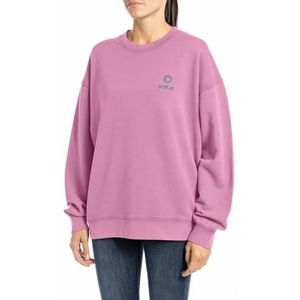 Replay Oversized sweatshirt voor dames, 699 Mauve, XXS