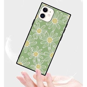 Case voor iPhone 11 Green Small Floral full-body beschermhoes