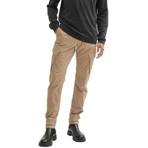 TOM TAILOR Tapered cargobroek voor heren, 32240 - Mountain Taupe, XXL