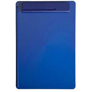 Schrijfblad Maulgo Uni, klembord, DIN A4 hoog, papieraanslag, kunststof, 8 mm klembreedte, blauw