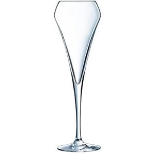 Chef&Sommelier Open'Up Collection 6 champagnefluiten à 200 ml van kristalglas, moderne en elegante glazen, duurzaam, absoluut transparant