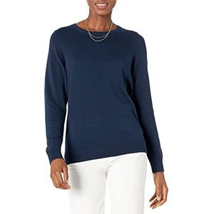 Amazon Essentials vrouwen Plus Size lichtgewicht Crewneck vest trui,marineblauw,1X