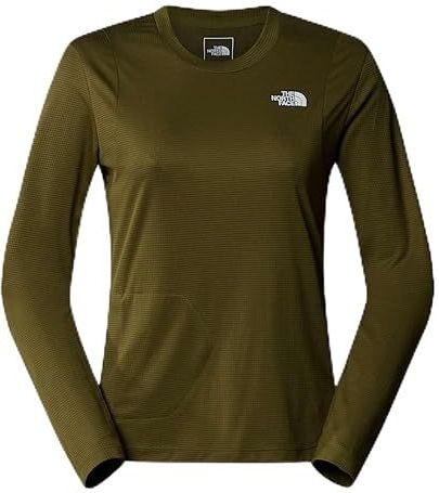 The North Face - Lightrange - T-shirt - Forest Olive - Inpakbaar Met Lange Mouwen