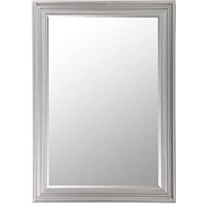 Spiegel van hout, zilverkleurig, 60 x 90 cm, 68 x 3 x 98 cm