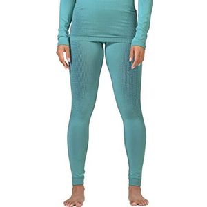 Odlo Dames Performance WARM ECO functioneel ondergoed lange broek, Blue Wing Teal - polynya