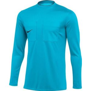 Nike Heren Top Met Lange Mouwen M Nk Df Ref Ii Jsy Ls, Chloorblauw/Zwart, DH8027-447, XS