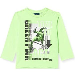 Chicco, T-shirt van katoen met lange mouwen, Kinderen en tieners, Verde, 3 jaar