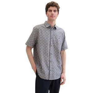 TOM TAILOR heren overhemd, 35451 - Navy Orange Slice Design, L