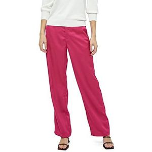 Minus Justina Sateen Pant | Roze Broek Dames | Lentebroek voor Dames UK | Maat 8