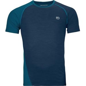 Ortovox - 120 Cool Tec Fast Upward - Sportshirt - Blauw - 52% Wol, 33% Lyocell, 15% Polyamide