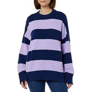 HUGO Dames Slookie Gebreide sweater, Dark Blue406, S