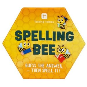 Talking Tables Leuke spelling Bee en Quiz Travel Pocket Game voor thuis of op reis, educatieve trivia-kaarten met trivia-uitdagingen, voor jongens of meisjes, plasticvrij, vanaf 6 jaar