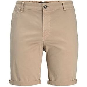 JACK & JONES JEANS INTELLIGENCE Jjifred Jjchino heren shorts AMA, White Pepper, S