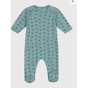 Petit Bateau Uniseks baby lange mouwen pyjama, Paul/Multico, 6 Maanden