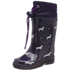 Beck Meisjes Horses rubberlaarzen, Violet lila 13, 36 EU