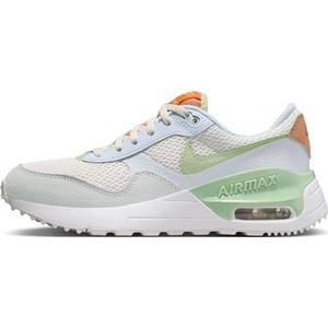 NIKE Air Max Systm (GS) Bass Unisex Kinderen, Phantom Honeydew Football Grey, 35.5 EU