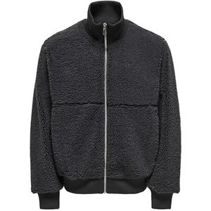 ONLY & SONS Heren Onsray Sherpa Jacket OTW, Phantom, L, Phantom, L