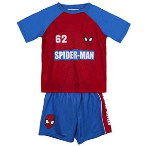 CERDÁ LIFE'S LITTLE MOMENTS - Zomerset voor jongens van Spiderman van 100% katoen en bestaande uit T-shirt met korte mouwen | Officieel Marvel-gelicentieerd product