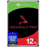 Seagate IronWolf Pro 12TB, Enterprise interne HDD NAS, CMR, 3,5-inch, SATA, 6Gb/s, 7200 RPM, Data Rescue Service (ST12000NTZ01)