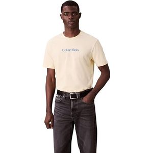 Calvin Klein Jeans - T-shirt - Zwart - Katoen - Regular Fit - Korte Mouwen