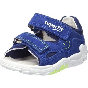 superfit Flow jongens Sandalen, Blauw lichtgroen 8010, 19 EU