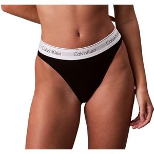 Calvin Klein - HIGH LEG BIKINI - Bikinibroekje - Zwart