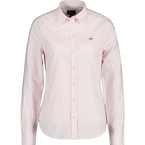 GANT Dames slim stretch Oxford shirt klassiek overhemd, lichtroze, standaard, lichtroze, 40