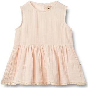 Wheat Meisjes Top Lace Bea GOTS gecertificeerd T-shirt, 9438 Rose Water, 116