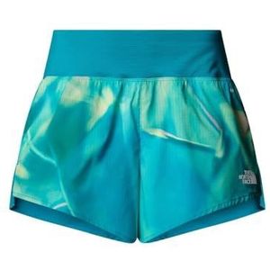 The North Face Sunriser 3”-short Voor Dames Galactic Blue Prisms Print female