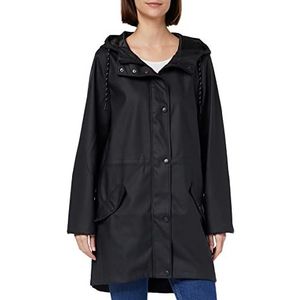 VERO MODA Vrouwelijke jas met hoge coating, zwart, M/Tall