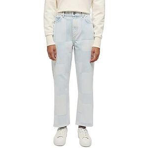 MUSTANG Dames Style Brooks Straight 7/16 jeans, medium blauw 402, 26W / 32L, middenblauw 402, 26W x 32L
