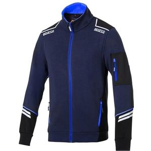 Sparco Full Zip Tech, Lichtblauw, M