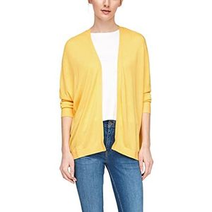 Q/S designed by - s.Oliver Gebreid damesjack, Geel melange, XXL