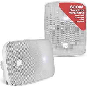 Pyle Bluetooth Luidsprekers - Waterdichte Draadloze Speakers - 2-Weg Stereo Luidspreker - Weerbestendige Marine Speakers - Universele Wand en Plafondmontage - Thuis, Boot, Patio, Zwembad