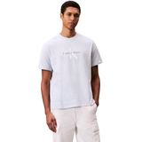 Calvin Klein - SS Hero Monologo TEE - T-shirt - Lichtblauw - Katoen