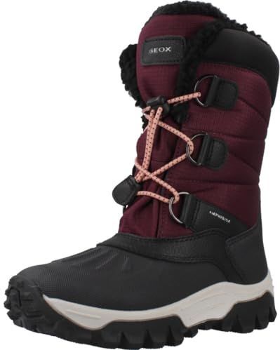 Geox - J Himalaya Girl B AB - Sneeuwlaars - Bordeaux/Zwart